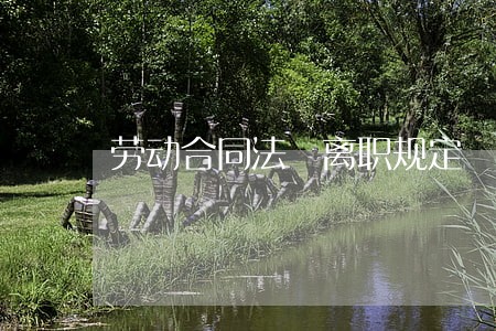 劳动合同法 离职规定